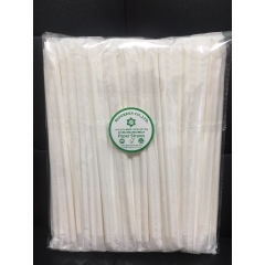 100 ống hút giấy 3 lớp phi 6 x 197mm, bọc màng, không bọc màng, màu trắng,nâu kraft,party Giáng Sinh