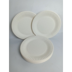 20 dĩa/ đĩa giấy đường kính 15cm, 18cm, 20cm dùng 1 lần ăn bánh kem, trái cây, salad, picnic,...