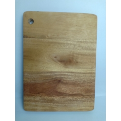 Thớt gỗ xà cừ hình chữ nhật 21 x 29 cm cắt rau củ, thực phẩm, decor