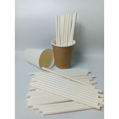 100 ống hút giấy phi 8 uống sinh tố, trân châu nhỏ, thạch cafe, cafe đá xay,...