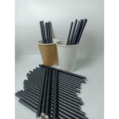 100 ống hút giấy phi 8 uống sinh tố, trân châu nhỏ, thạch cafe, cafe đá xay,...