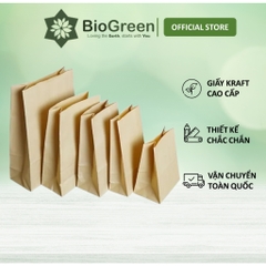 10 Túi nâu kraft cao cấp, kích thước 13x17cm, 18x29cm, 21x28cm, 21x40cm, 28x30cm, 32x30cm, 32x43cm