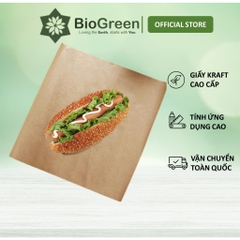 1 Set 50 Tờ Giấy Thấm Dầu Thực Phẩm, Dầu Mỡ Màu Nâu,Trắng Nhiều Kích Thước Đồ Nhà Bếp Dalato