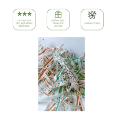 500g giấy vụn lót hộp quà,cắt sợi nhiều màu chống sốc, giấy lót hộp yến, giấy rơm hút ẩm,không mùi.