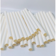 50 ống hút giấy phi 10, phi 12 uống trà sữa trân châu, sinh tố