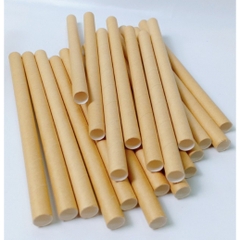 50 ống hút giấy phi 10, phi 12 uống trà sữa trân châu, sinh tố