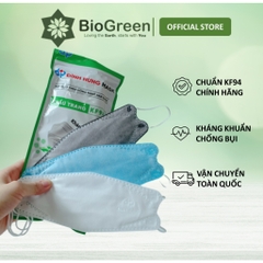 10 khẩu trang y tế 4 lớp 4D kháng khuẩn lọc bụi Đỉnh Hưng chính hãng, khẩu trang KF94 quai mềm