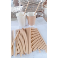 100 ống hút giấy phi 8 uống sinh tố, trân châu nhỏ, thạch cafe, cafe đá xay,...
