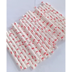 50 ống hút giấy phi 10, phi 12 uống trà sữa trân châu, sinh tố