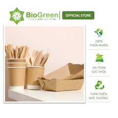 100 thìa muỗng/ nĩa/ dao gỗ xuất khẩu Nhật dùng 1 lần dài 16cm/ 11cm dùng ăn kem, bánh kem, cafe