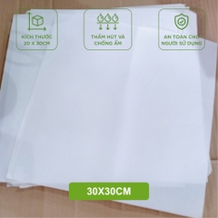 1KG Giấy Pelure -Giấy Nến trắng định lượng 30gsm size 20x30,30x30,30x40cm,35x50, gói quà