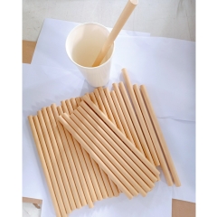 50 ống hút giấy phi 10, phi 12 uống trà sữa trân châu, sinh tố