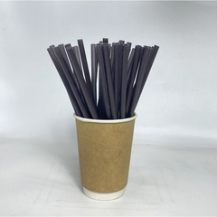 100 Ống hút gạo phi 6 x 200mm nhiều màu sắt dùng cho nhà hàng cà phê