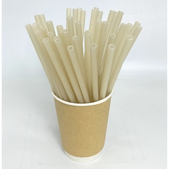 100 Ống hút gạo phi 6 x 200mm nhiều màu sắt dùng cho nhà hàng cà phê