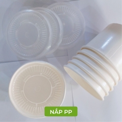 50 tô giấy trắng (260gsm) 12oz - 360ml, 16oz -450ml, 32oz-946ML dùng một lần có nắp, đựng kem, cháo
