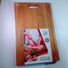 Thớt gỗ xà cừ hình chữ nhật 28x44x2.1cm