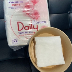 Khăn Giấy Daily Tiện Lợi Bịch 222g- giấy rút - giấy ăn giá rẻ - giấy ăn cân - giấy ăn nhà hàng