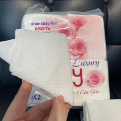 Khăn Giấy Daily Tiện Lợi Bịch 222g- giấy rút - giấy ăn giá rẻ - giấy ăn cân - giấy ăn nhà hàng