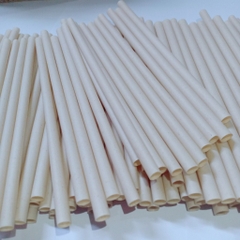 50 ỐNG HÚT BÃ MÍA/ VỎ TRẤU PHI 12 KHÔNG PE size trà sữa-không tan trong nước thân thiện môi trường.