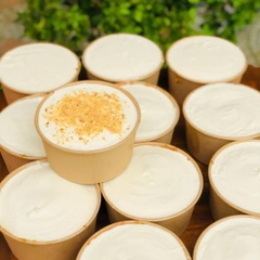 50 TÔ GIẤY KRAFT NÂU(330GSM) 750ml, 1000ml dùng một lần có nắp đựng thức ăn, salad, tô take away