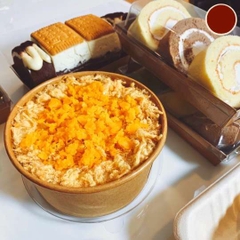 50 TÔ GIẤY KRAFT NÂU(330GSM) 750ml, 1000ml dùng một lần có nắp đựng thức ăn, salad, tô take away