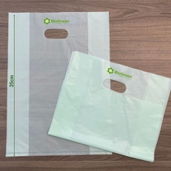 1 kí túi hột xoài Biobased thân thiện với môi trường 80% nhựa nguyên sinh và 20% tinh bột