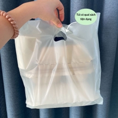 1 kí túi hột xoài Biobased thân thiện với môi trường 80% nhựa nguyên sinh và 20% tinh bột