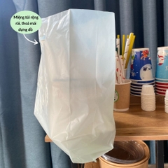 1 kí túi hột xoài Biobased thân thiện với môi trường 80% nhựa nguyên sinh và 20% tinh bột