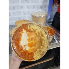 50 TÔ GIẤY KRAFT NÂU(330GSM) 750ml, 1000ml dùng một lần có nắp đựng thức ăn, salad, tô take away