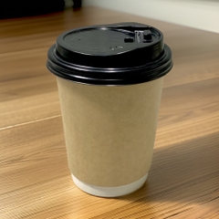 50 ly giấy trắng có nắp chịu nhiệt dùng 1 lần 9oz -270ml- Sản phẩm độc đáo tiện lợi