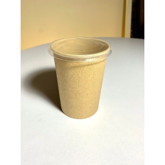 Thùng 300 Ly/cốc giấy 230gsm cao cấp 195ml - 6.5oz màu trắng,nâu kraft, ly giấy văn phòng chịu nhiệt