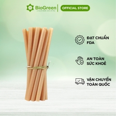 Thùng 1000 Phi 12 ỐNG HÚT GIẤY / BÃ MÍA Biogreen KHÔNG PE-không tan trong nước thân thiện môi trường