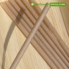 100 ỐNG HÚT BÃ MÍA PHI 6-13cm,15cm dùng cocktail KHÔNG PE-không tan trong nước thân thiện môi trường