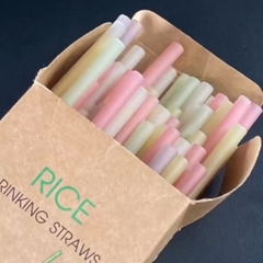 Hộp 250 PHI 6 ỐNG HÚT GIẤY/GẠO/BÃ MÍA/CỎ NHIỀU MÀU, TRẮNG NÂU,.. cho tiệc tùng