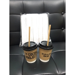 Thùng 1000 ống hút giấy phi 7x197mm,3 lớp bọc màng,không bọc màng, trắng,nâu kraft,Giáng Sinh Noel