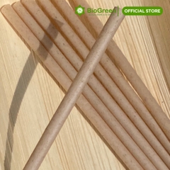 Thùng 1000 ỐNG HÚT BÃ MÍA PHI 12 VẶT NHỌN KHÔNG PE size trà sữa  - không tan trong nước