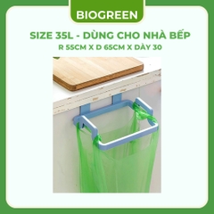Set túi đựng rác compostable phân hủy sinh học, không nhựa 100%, cỡ nhỏ trung đại