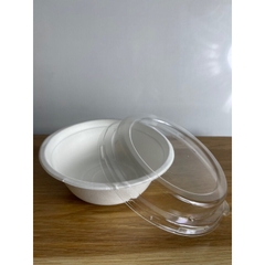Thùng 600 chén/ tô bã mía 600ml đáy to, đáy nhỏ phân hủy tự nhiên, chất liệu bã mía tự nhiên