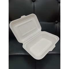 50 cái/ túi Hộp Bã Mía 1 Ngăn 600ml Biogreen