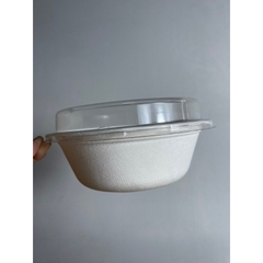 50 cái/ túi Hộp Bã Mía 1 Ngăn 600ml Biogreen