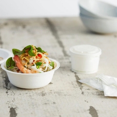 Thùng 500 chén/ tô bã mía 500ml phân hủy tự nhiên, chất liệu bã mía tự nhiên