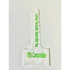 1kg túi chữ T sinh học Biogreen bảo vệ môi trường giành cho cà phê mang đi.