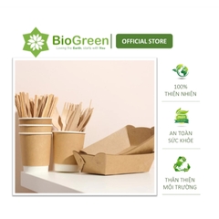 1000 thìa muỗng/ nĩa/ dao gỗ xuất khẩu Nhật dùng 1 lần dài 16cm dùng ăn bánh kem, kem, cafe