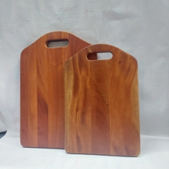 Thớt gỗ xà cừ hình chữ nhật 28x44x2.1cm