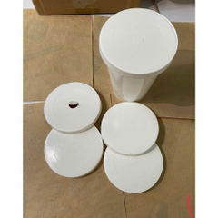 50 ly cốc giấy trắng có nắp 6.5oz - 195ml, 9oz-270ml,12oz-360ml,16oz - 500ml,22oz - 650ml dùng 1 lần