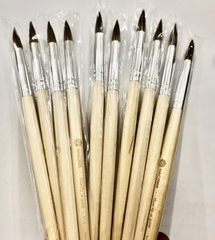 10 BÚT VẼ ĐẦU NHỌN CÁN TRẮNG S12