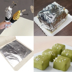 1 lá bạc thật 9999 khổ 11cm