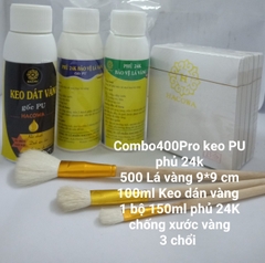Combo dát vàng trên gỗ, kim loại - size trung