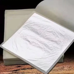 1 lá bạc thật 9999 khổ 11cm