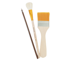 Combo 1 chổi cọ vàng (Bút mắt tượng nhỏ, S7 cước, thỏ S6)